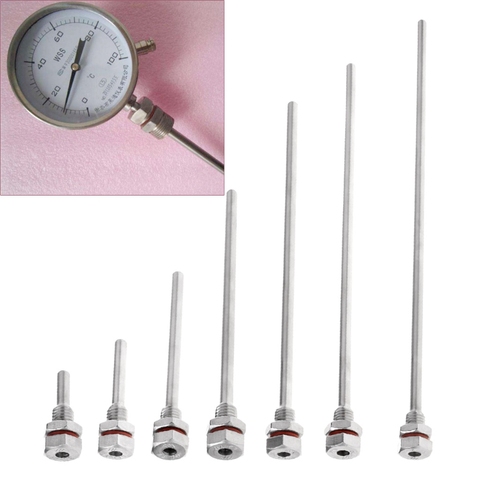 Thermowell Immersion manchon poche inox 304 M10X1.5 pour Max 4.5mm L35-L300mm ► Photo 1/6