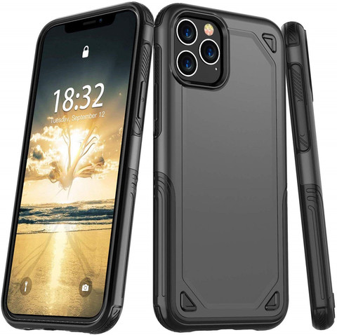 Coque de téléphone militaire antichoc pour iPhone X XS 11 Pro Max XR 7 8 6 6S Plus hybride PC + Silicone mince housse de protection robuste ► Photo 1/6