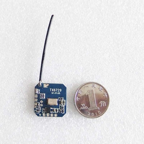 1 pièces TX6729 2.4GHz émetteur Module sans fil Transmission Audio et vidéo lanceur 2370-2510MHz FM pièces pour caméra FPV ► Photo 1/4