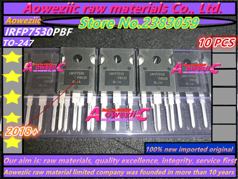 Aoweziic 2022 + 100% nouveau importé original IRFB7530PBF IRFB7530 TO-220 IRFP7530PBF IRFP7530 TO-247 n-channel FET 195A 60V ► Photo 1/4