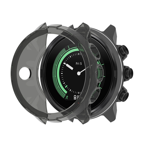 Coque souple protection coque résistante montre élégante élément confortable pour Suunto 9 spartiate Sport poignet HR Baro ► Photo 1/6