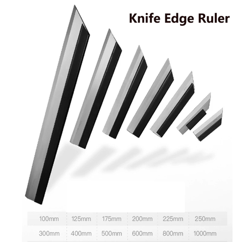 Règle à lame en acier DIN 875 00, 75mm,125mm,175mm,200mm,225mm,300mm, règle à lame carrée, règle à bord droit, règle à bord de couteau ► Photo 1/6