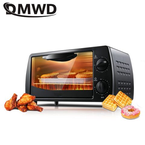 DMWD – Mini four électrique à 2 couches, 9l, 220V, outil de cuisson domestique pour Pizza, gâteaux, aile de poulet, contrôle de la température ► Photo 1/4