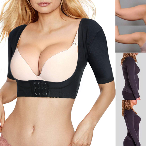 Manchon de Compression des bras pour femmes, haut bras, perte de poids, haut bras, correcteur de Posture, vêtements de dessus, tondeuse chirurgicale ► Photo 1/6