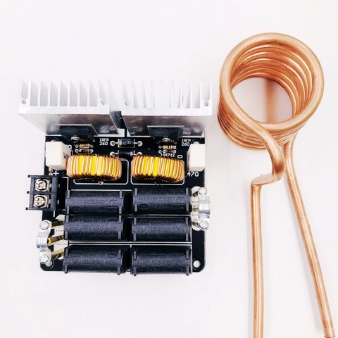 1000 W 20A Basse tension NULLE tension de chauffage par induction conseil module d'alimentation Flyback Pilote Chauffe-bobine Tesla ► Photo 1/5