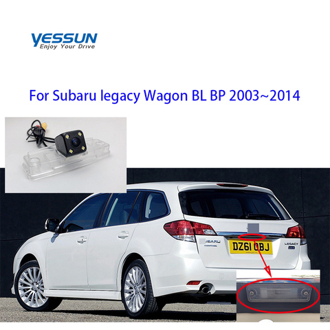 Yessun – caméra arrière pour plaque d'immatriculation, pour Subaru legacy Wagon BL BP 2003 ~ 2014 pour Subaru Forester Outback 2008 2009 2010 2011 2012 ► Photo 1/5