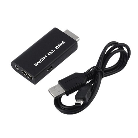 Adaptateur de convertisseur Audio vidéo Portable PS2 vers HDMI câble AV HDMI pour SONY PlayStation 2 pièces Plug And Play ► Photo 1/6