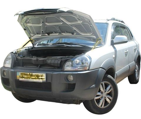 Amortisseur de capot avant en Fiber de carbone, pour Hyundai Tucson 2004 – 2008, avec amortisseurs à ressort ► Photo 1/1