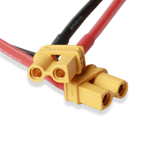 AMASS – connecteur de câble d'alimentation XT30U XT30, 18awg, 70mm, 2 pièces, pour Drone RC FPV Racing, charge de batterie Lipo ► Photo 1/4