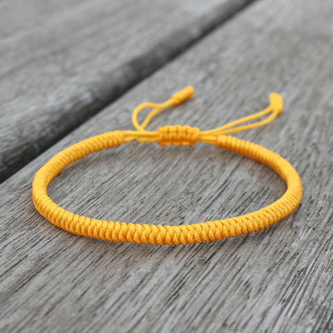 Bracelet bouddhiste ours mignon pour femmes et hommes, tressé à la main, nœud King Kong, bijoux tibétains ► Photo 1/6