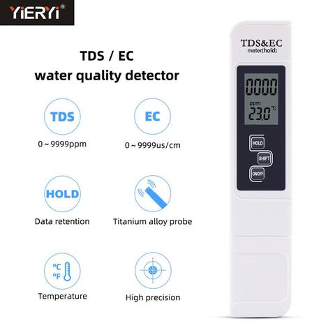 Yieryi-stylo de testeur de température TDS EC 3 en 1, conductivité, mesure de la qualité de l'eau, 0-9999ppm ► Photo 1/6