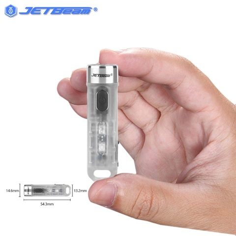 Jetbeam – MINI lampe de poche Portable à ultraviolets, torche, porte-clés, USB, Type C, multifonction, EDC, cinq couleurs ► Photo 1/4