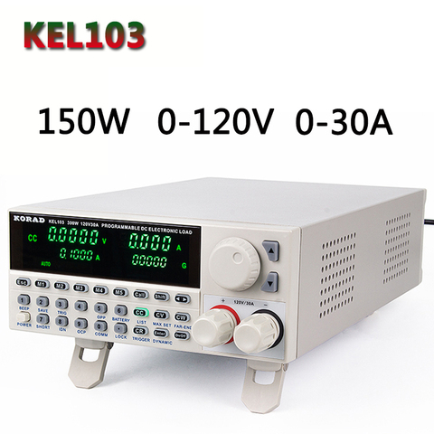 KORAD KEL103 300W 120V 30A programmation électrique professionnelle contrôle numérique charge cc charges électroniques testeur de batterie charge ► Photo 1/6