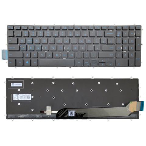 Clavier d'ordinateur portable rétro-éclairé anglais américain de remplacement, pour Dell G3 15 3590 3579 3779 G5 15 5590 G7 15 7588 17 7790 G7 15 7590 ► Photo 1/6