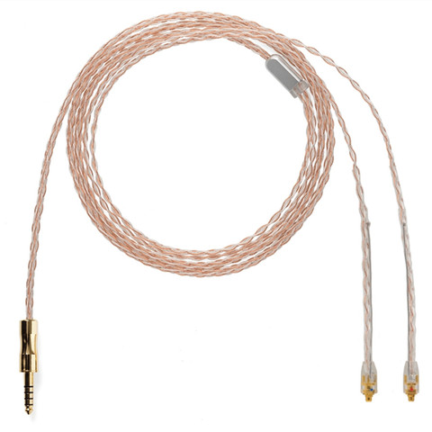 ALO référence 8 IEM câble Audio 8 cœurs HIFI câble pour écouteurs 4.4 MM prise MMCX connecteur pour Andromeda Orion Atlas SE535 casque ► Photo 1/6