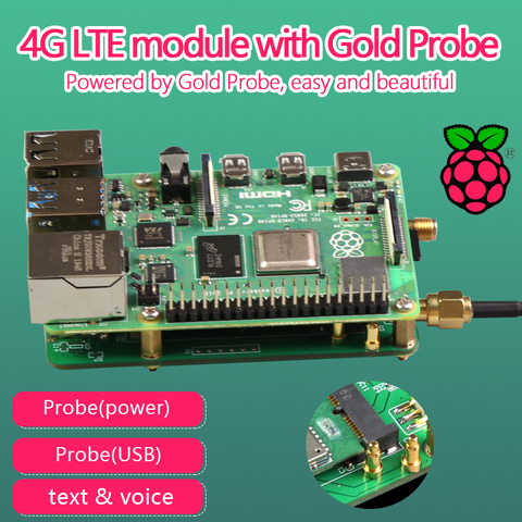 Module 4G LTE avec USB et sonde d'alimentation, câble gratuit, HUAWEI ME909 821 120 Quectel EC20 EG25 MQTT Frp openwrt Raspberry Pi Jetson ► Photo 1/6