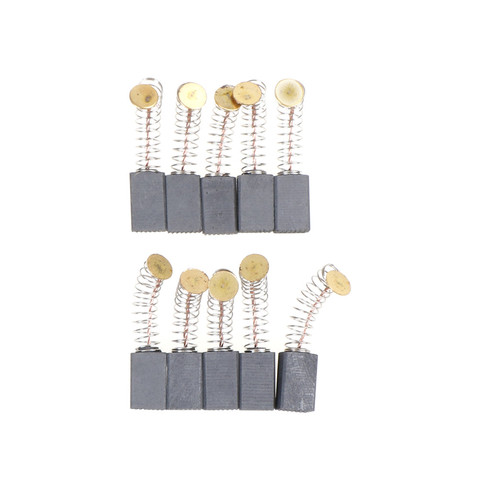 Vente chaude 10 Pcs/lot carbone brosses pièces de rechange Mini perceuse électrique broyeur remplacement pour moteurs électriques outil rotatif 3 taille ► Photo 1/6