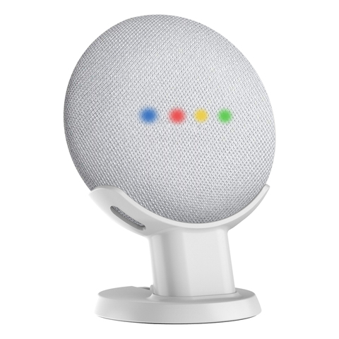 Support de bureau pour Google Home Mini nid Mini Assistants vocaux boîtier de support Compact brancher la cuisine chambre étude support Audio ► Photo 1/6