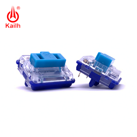 Kailh choc profil bas 25g mécanique clavier commutateur bleu pour rétro-éclairé mécanique clavier linéaire handfeel 5 broches ► Photo 1/6