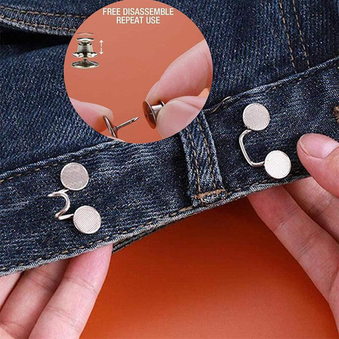 Bouton pression réglable sans ensemble de clous bouton pression Vintage bouton pression fermeture chemise pantalon boutons bouton universel pour la fixation ► Photo 1/6