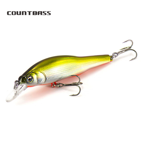 1pc comtesse coulant vairon 80mm 10.8g appâts durs leurres de pêche Wobblers secouez vos appâts manivelle perche Leurre de pêcheur ► Photo 1/6