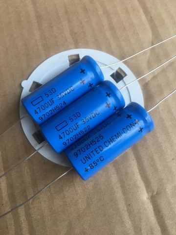 4 pièces/10 pièces US SPRAGUE 53D 35V4700UF filtre de fièvre axiale condensateur électrolytique livraison gratuite ► Photo 1/3