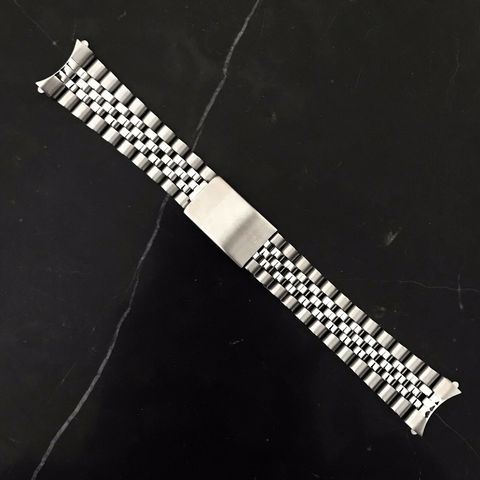 Bracelet de montre de jubilé de remplacement d'acier inoxydable de 20mm adapté pour le Datejust de Rolex ► Photo 1/4