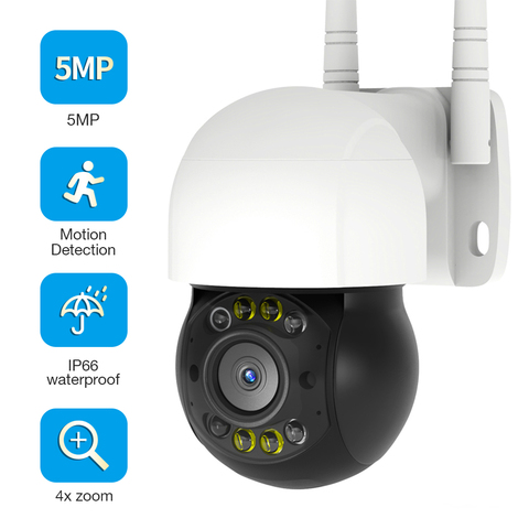 FEISDA – caméra de surveillance extérieure PTZ IP Wifi hd 2MP/3MP, dispositif de sécurité sans fil, avec Zoom numérique x4, ia, Audio et protocole ONVIF ► Photo 1/6