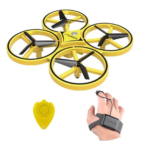 Drone ZF04 RC à Induction infrarouge Mini, commande manuelle, 2 contrôleurs en Altitude, jouet pour enfants, cadeau, quadrirotor ► Photo 1/6