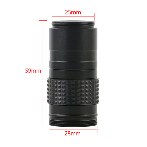 10X-80X Zoom c-mount lentille accessoires de grossissement lentille pour caméra de Microscope industriel vidéo numérique ► Photo 1/5