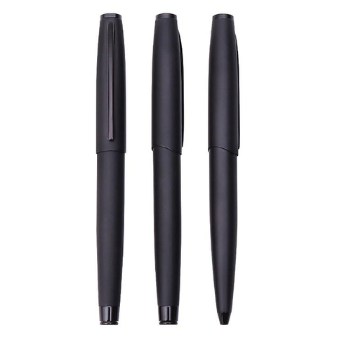 2022 haute qualité métal 183 stylo à bille givré noir Signature Elegante papeterie bureau fournitures scolaires encre stylos nouveau ► Photo 1/6