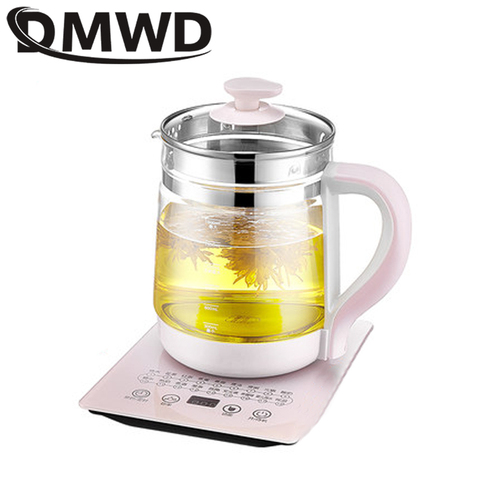 DMWD 1.8L multifonction bouilloire électrique verre santé Pot ragoût bouillie mijoteuse chauffage eau chaude chauffage isolation bouilloire ► Photo 1/4