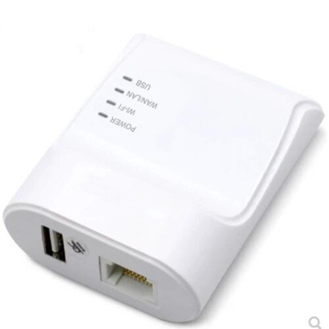 Larryjoe – adaptateur de serveur, wi-fi Ethernet, 100M, Lan, pour imprimante, ordinateur portable, prise ue/US ► Photo 1/6