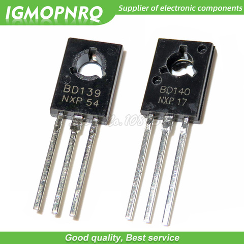 Régulateur de tension IC, 20 pièces BD139 BD140 ( 10 pièces BD139 + 10 pièces BD140 ) TO126 à-126 ► Photo 1/3