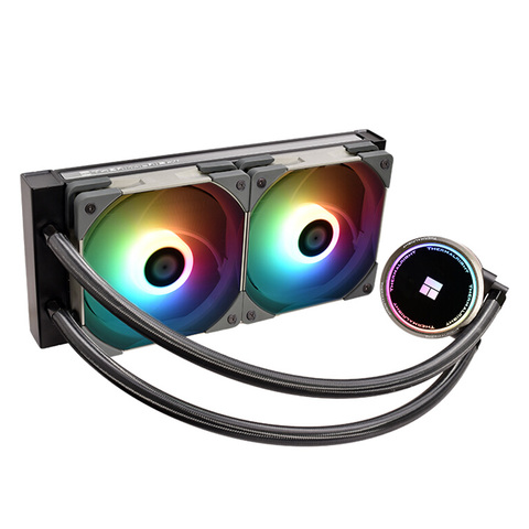 Thermalright yeux gelés 240 ARGB tout-en-un CPU liquide refroidisseur 240mm avec ventilateur PWM pour Intel 115x2011 AMD AM4 CPU refroidissement par eau ► Photo 1/5