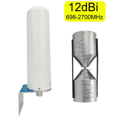 15dBi GSM 2G 3G 4G 690-2700 mhz WCDMA 2100 LTE 1800 2600 Mobile Téléphone Signal antenne Externe Téléphone Portable En Fiber De Verre Omni Antenne ► Photo 1/6