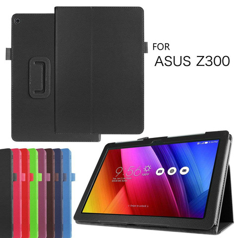 Étui à rabat en cuir pour tablette de 10.1 pouces, pour Asus ZenPad 10/Z300, Z300C, Z300CL, Z300CG, Z300M, Z301, Z301ML, protection en cuir pour tablette de réveil automatique ► Photo 1/6