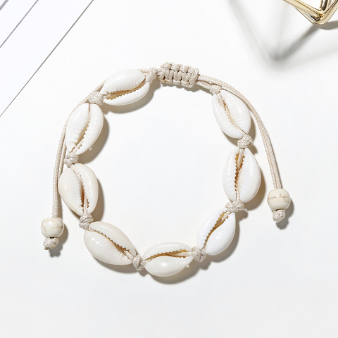 XIYANIKE-Bracelet de cheville pour femmes, 18 styles coquillages, bijoux pour le pied, accessoires bohémiens, pour l'été ► Photo 1/6