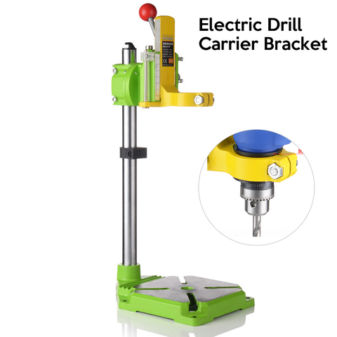 MINIQ BG6117 banc support de perceuse/presse Mini support de support de perceuse électrique 90 degrés rotatif cadre fixe pince d'établi ► Photo 1/6