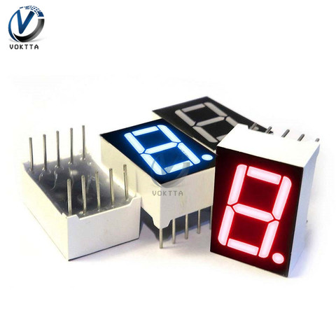 Module d'affichage LED de 0.56 pouces, 7 segments, 1 Bit/2 Bit/3 Bit/4 Bit, Tube numérique d'anode de Cathode, affichage numérique rouge et bleu ► Photo 1/6