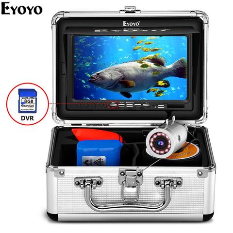 Eyoyo – caméra vidéo de pêche EF07R 30M, détecteur de poisson, moniteur LCD 7 