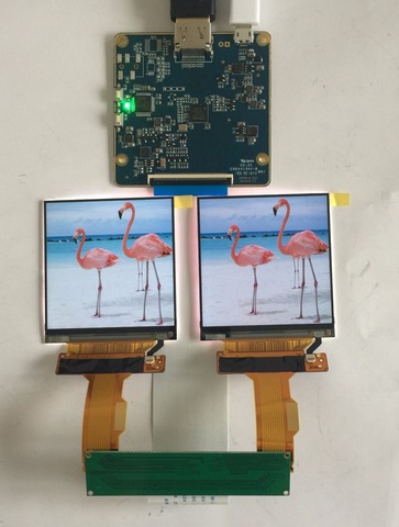 Double écran LCD de 2.9 pouces, 2K, 1440x1440, 120Hz, affichage du casque, DP à MIPI, pilote, moniteur pour AR VR MR HMD ► Photo 1/6