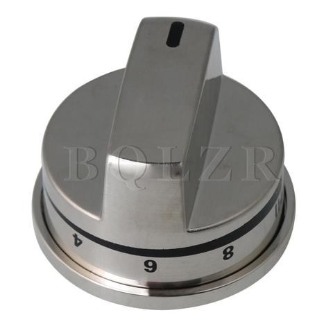 BQLZR bouton de rechange argent 50mm H | Bouton de commande de cuisinière pour commutateur rotatif de four ► Photo 1/6