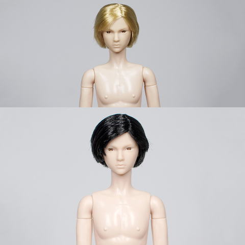 Poupée homme 1/6 nue 31cm, corps Flexible BJD Boy Prince cheveux courts petit ami, bricolage tête de poupée sans maquillage ► Photo 1/6