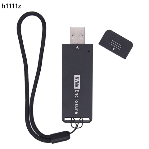 NVME Boîtier SSD NVME pour Adaptateur USB M.2 NVMe Boîte 10gbps USB3.1 Type-UN PCIe M2 BOÎTIER SSD Boîtier Pour 2230 2242 DISQUE SSD ► Photo 1/6