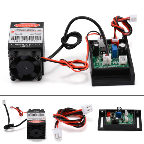 Nouveau Module de point de Diode Laser infrarouge noir focalisable 12 V 500 mW 808nm réglable modulation de refroidissement par ventilateur TTL pour outils d'instruments ► Photo 1/6