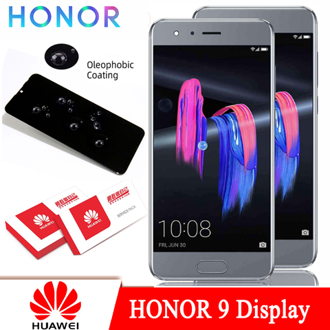 Écran tactile LCD avec châssis, 100% pouces, pièce de rechange pour Huawei Honor 9, 5.15 Original ► Photo 1/6