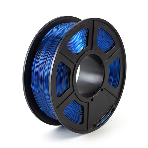 Filament bleu Transparent d'imprimante de PETG 1.75mm 3D matière plastique de 1kg/2.2lbs pour l'imprimante 3D de FDM ► Photo 1/6