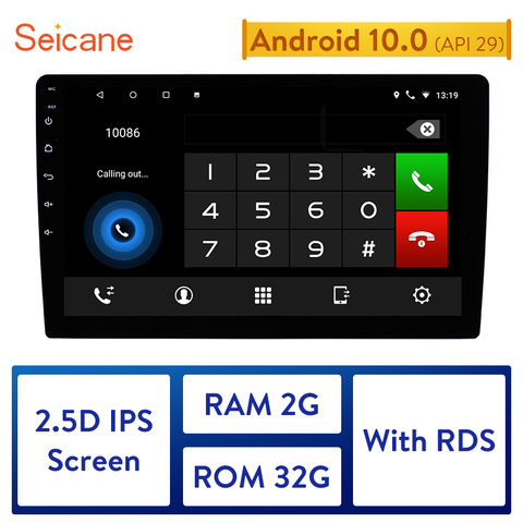 Unité principale universelle d'autoradio de Seicane Android 10 2Din pour le siège de VW LEON CUPRA Golf B6 Passat Sharan Polo Skoda Magotan EOS ► Photo 1/6