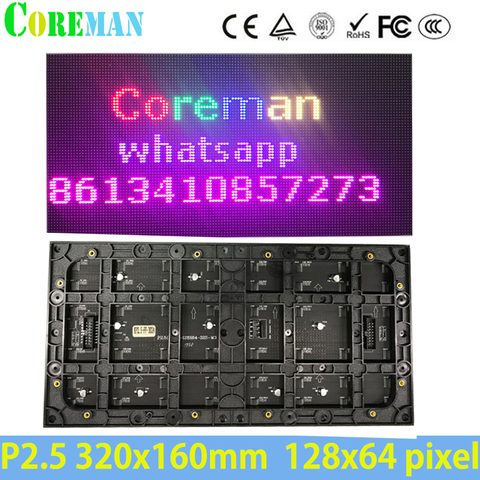Panneau polychrome P2.5 64x128 points, Module de matrice Led RGB ► Photo 1/6